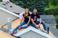 Photo of Nick and Molly, partners of Apple Roofing.